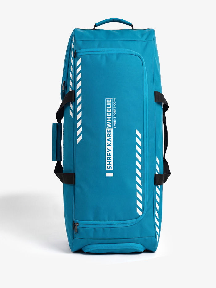 Shrey Kare Wheelie 2.0 Cricket Kitbag | Padded 2-Bat Sleeves, Dual Nylon Wheels & Multi-Zone Storage - Best Price online Prokicksports.com