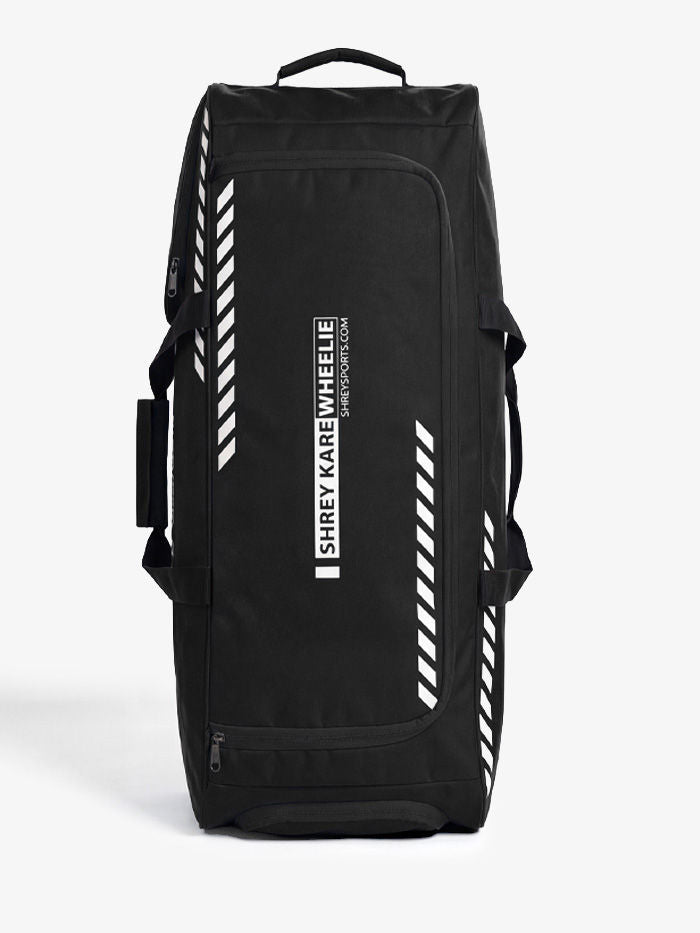 Shrey Kare Wheelie 2.0 Cricket Kitbag | Padded 2-Bat Sleeves, Dual Nylon Wheels & Multi-Zone Storage - Best Price online Prokicksports.com