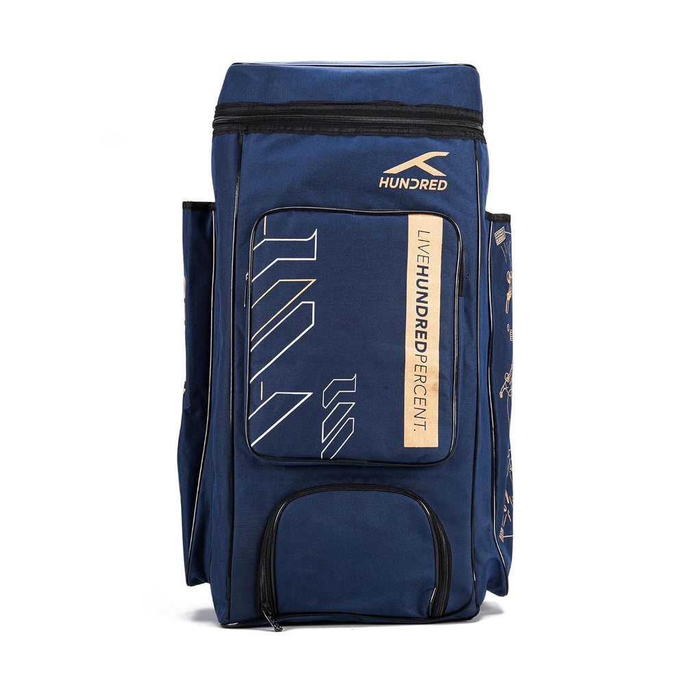 Hundred Aspire Cricket Kit Bag – Large Cricket Duffle Bag with Bat Compartment, Shoe Pocket & Multiple Storage Sections for Match Equipment - Best Price online Prokicksports.com