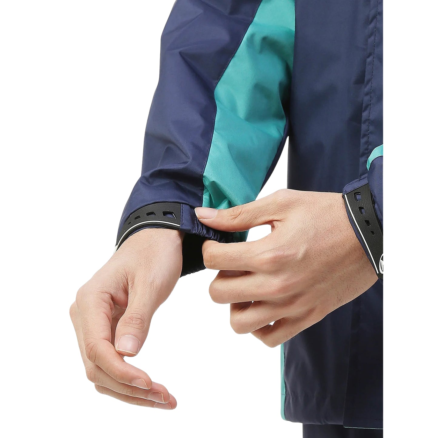Zeel JS508 Go‑Hike Men’s Waterproof Rain Suit (Jacket + Pant) Breathable, Windproof & PVC-Coated Sealed-Seam Design with Reflective Accent
