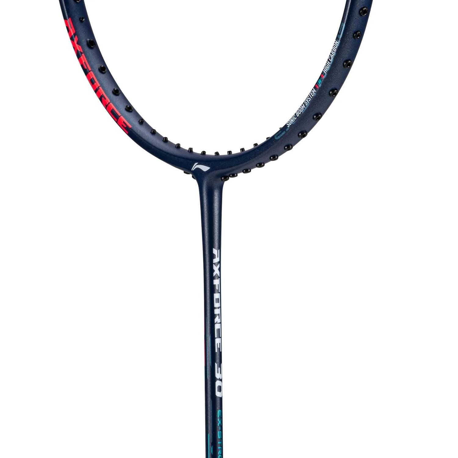 Li-Ning Axforce 30 EX Strong Badminton Racquet – G5 Grip, Unstrung, Power & Precision for Aggressive Play (Dark Blue) - Best Price online Prokicksports.com