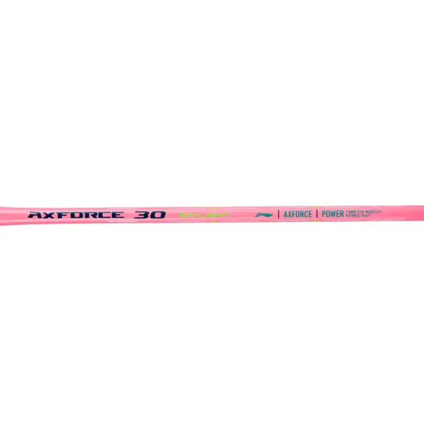 Li-Ning Axforce 30 EX Light Badminton Racquet – Ultra-Lightweight, 5G6 Grip, Unstrung for Speed & Control (Light Pink) - Best Price online Prokicksports.com