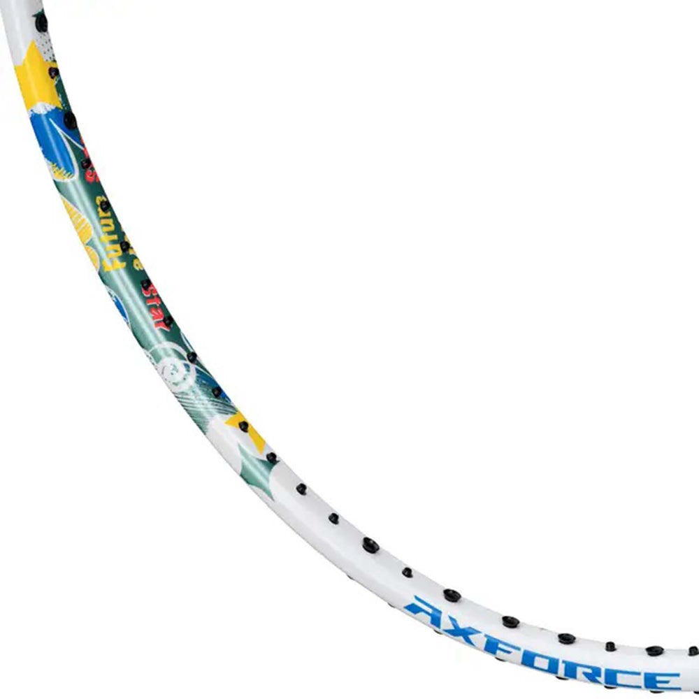 Li-Ning AX Force Junior Badminton Racquet – G6 Grip, Lightweight & Durable, High Power & Control for Young Players (Black/Blue) - Best Price online Prokicksports.com