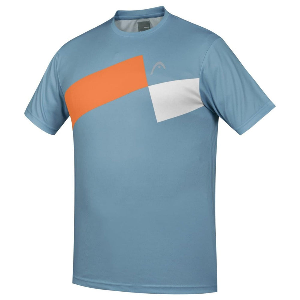 HEAD HCD Model Men's Round Neck T-Shirt – 100% Polyester | Moisture-Wicking, Regular Fit, Crew Neck - Best Price online Prokicksports.com