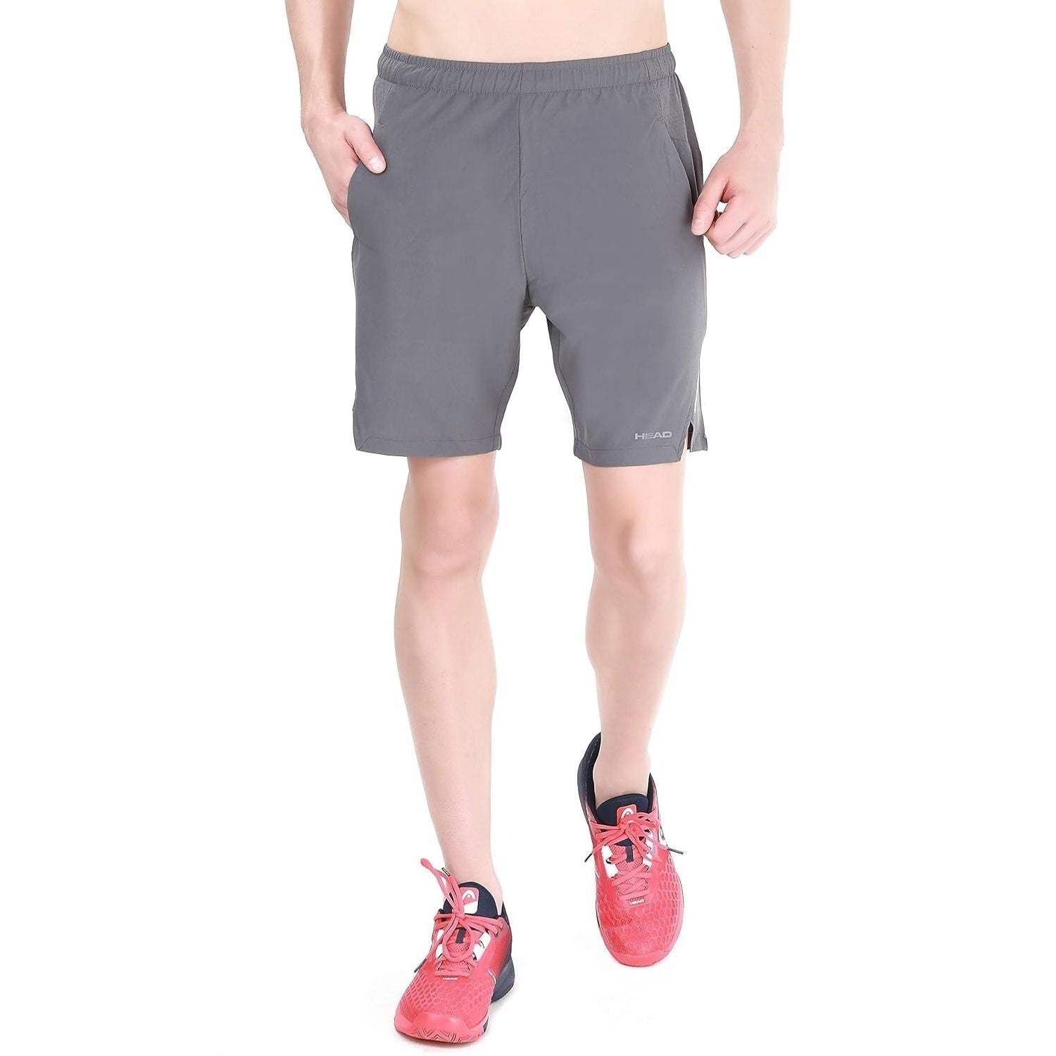 HEAD HPS Model Men’s Tennis Shorts – 100% Polyester, White | Breathable Quick-Dry Athletic Fit | Lightweight Comfort for Tennis & Sports | Buy HEAD HPS 1085 Shorts India Online - Best Price online Prokicksports.com
