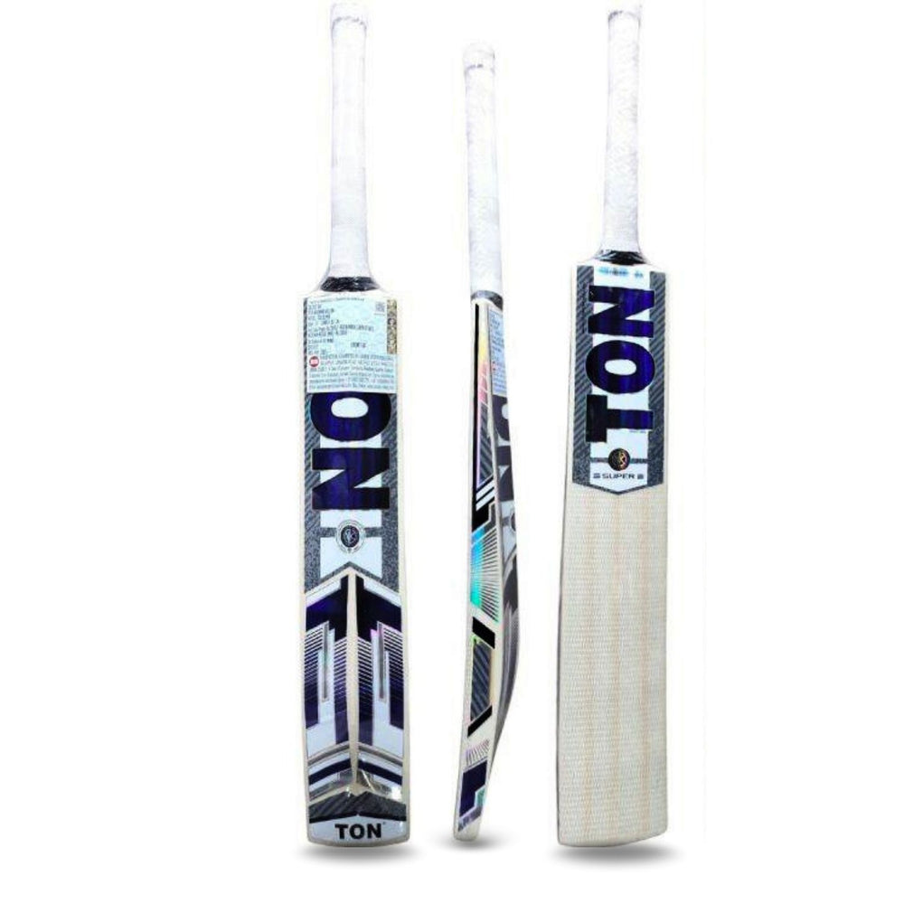 SS Ton Super Kashmir Willow Cricket Bat – Grade 4 Kashmir Willow, Full-Cane Handle, Concave Edges & Balanced Mid Sweet Spot - Best Price online Prokicksports.com