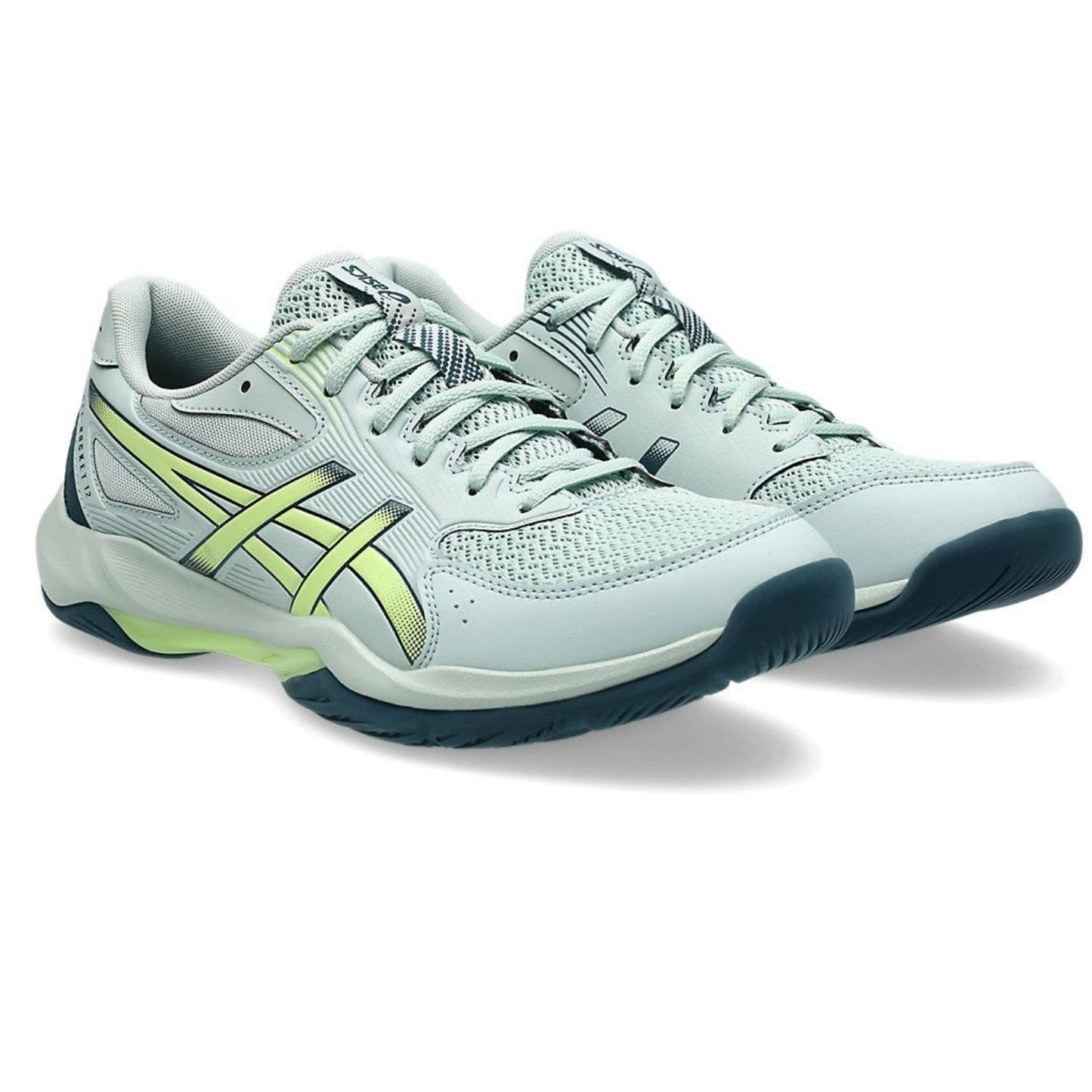 ASICS Gel Rocket 12 Badminton Shoes | Non-Marking Indoor Court Shoes with GEL Cushioning, TRUSSTIC Stability, Breathable Mesh, Quick-Dry Lightweight Performance - Best Price online Prokicksports.com