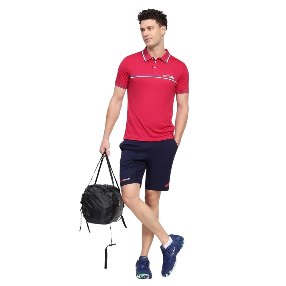 Yonex 2736 Easy4 Men's Polo T-Shirt White | TruDry Quick Dry, Breathable Fleecy Polyester | Athletic Polo Collar Tee for Badminton, Tennis, Gym & Multi-Sport - Best Price online Prokicksports.com