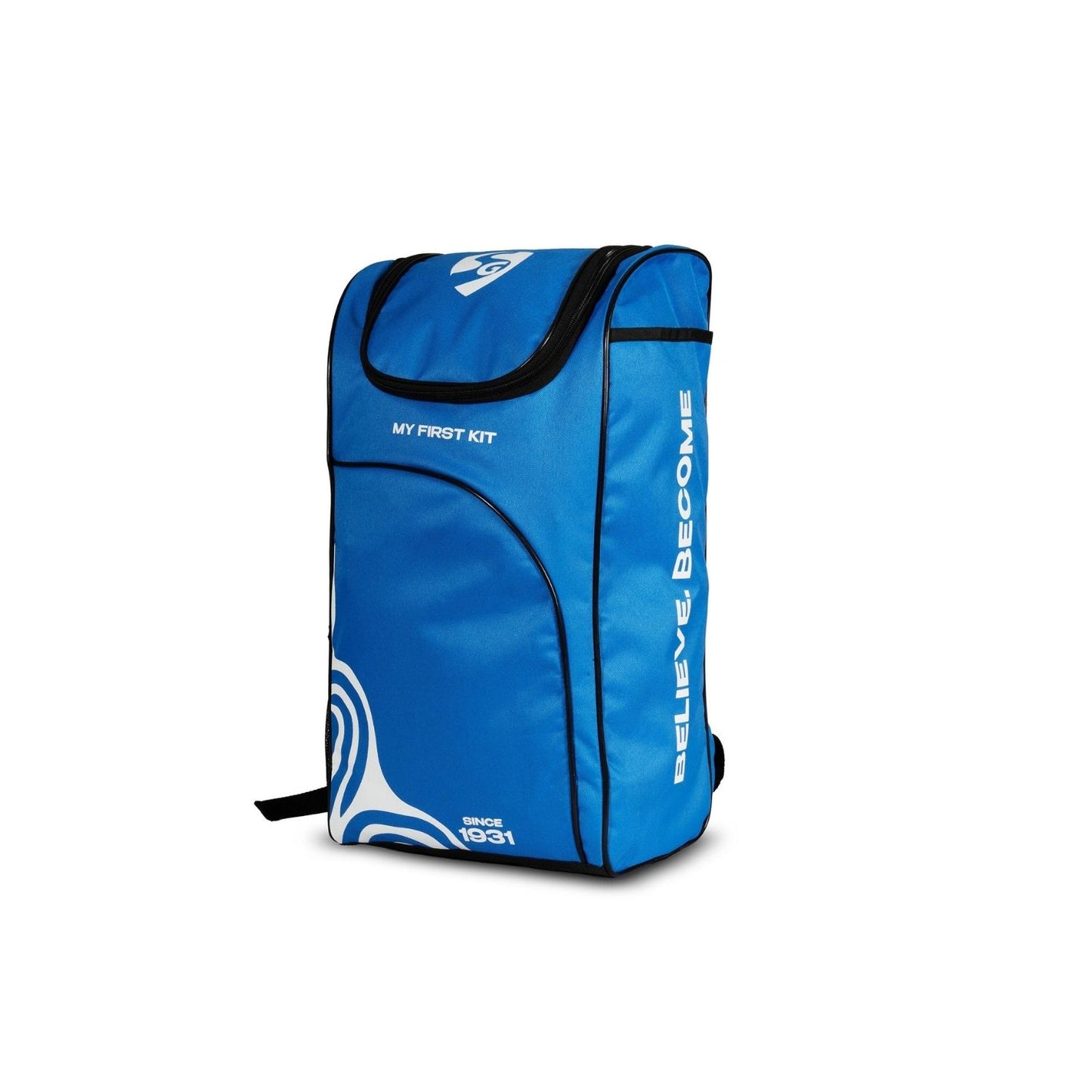 SG My First Cricket Kit for Kids| Complete Junior Starter Set with Bat, Gloves, Pads, Ball, Plastic Stumps & Kit Bag | Durable, Lightweight, Safe for Young Beginners - Best Price online Prokicksports.com