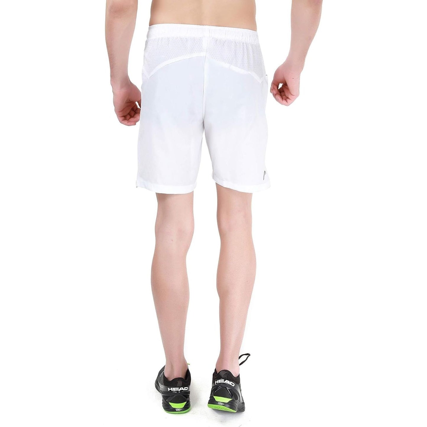 HEAD HPS Model Men’s Tennis Shorts – 100% Polyester, White | Breathable Quick-Dry Athletic Fit | Lightweight Comfort for Tennis & Sports | Buy HEAD HPS 1085 Shorts India Online - Best Price online Prokicksports.com