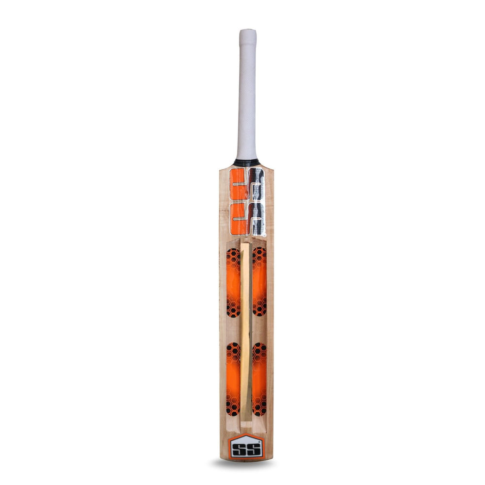 SS Jaddu Players Jumbo Kashmir-Willow Scoop Cricket Bat – Grade 4 Kashmir, Massive Concave Edges, Wide Sweet Spot & Includes Cover (SH) - Best Price online Prokicksports.com