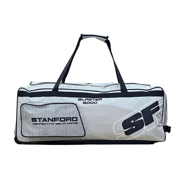 SF Blaster 8000 Cricket Wheelie Kit Bag with 109L Capacity – Spacious, Durable Cricket Bag with Wheels for Players and Professionals