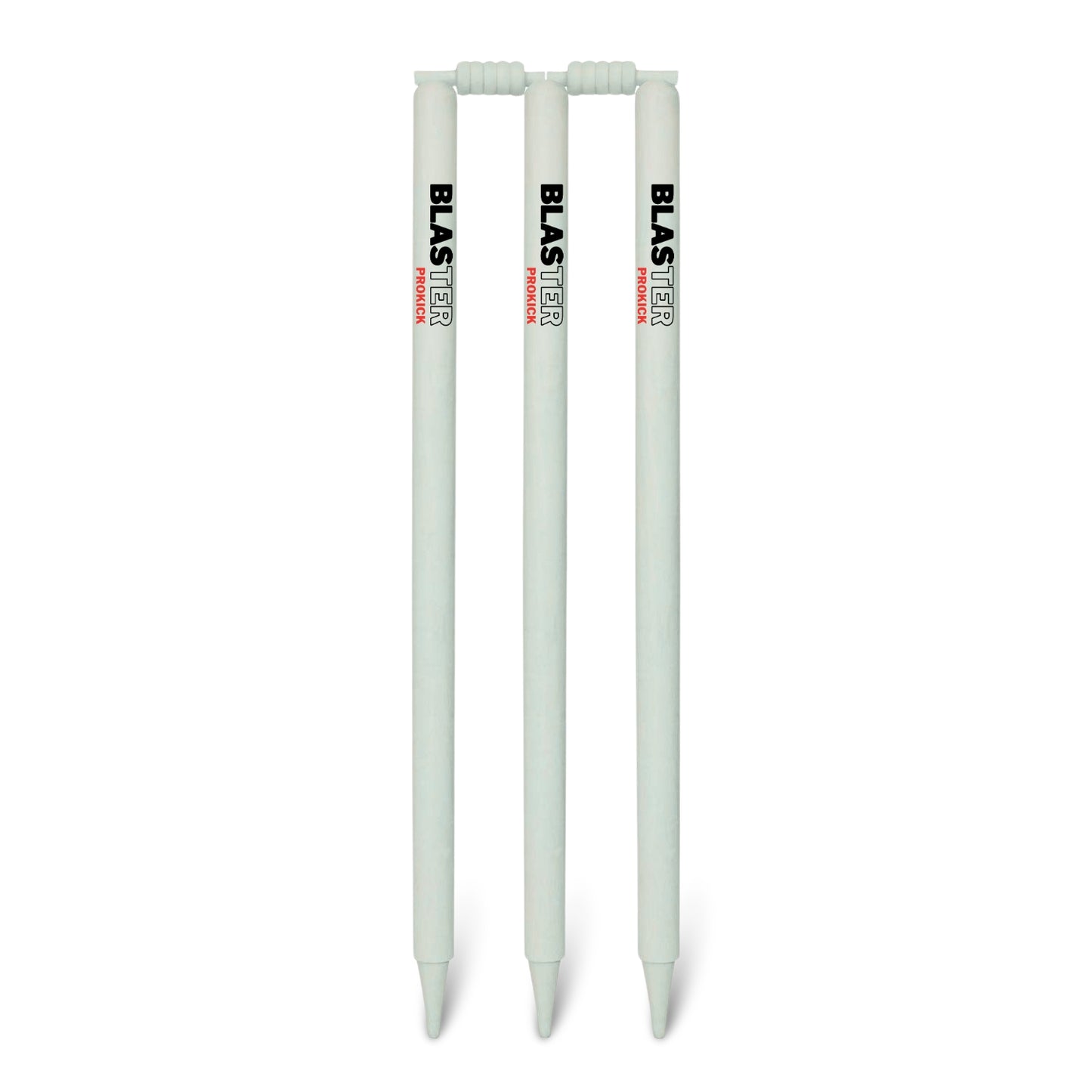 Prokick Blaster Wooden Cricket Stump Set (Pack of 3 Stumps/2 Bails) - Best Price online Prokicksports.com