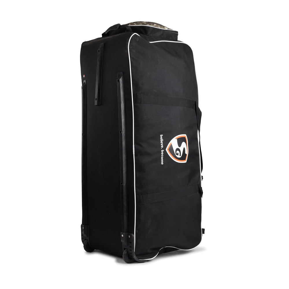 SG Blazepak Holdall Wheelie Cricket Kit Bag – Spacious Wheeled Kit Bag with Heavy-Duty Base, Bat Compartment, and Easy Mobility for Cricketers - Best Price online Prokicksports.com