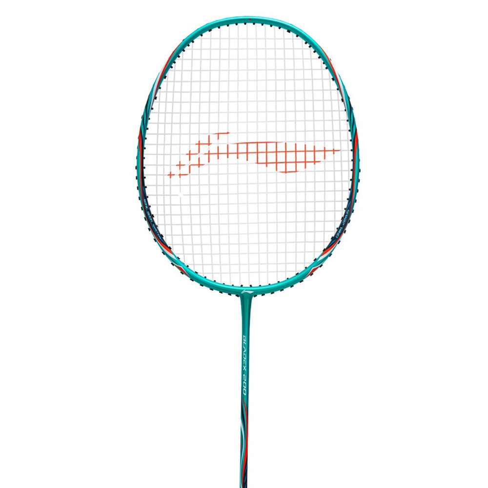 Li-Ning Bladex 200 Unstrung Badminton Racquet, 4U5 - Blue - Best Price online Prokicksports.com
