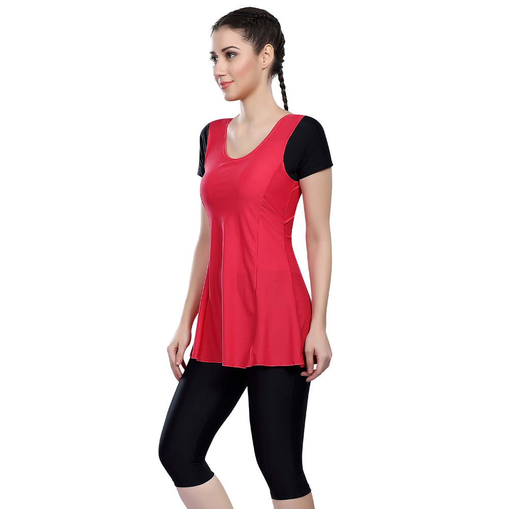Airavat Brigid 5008 Women’s Swimming Frocksuit – Modest Full-Cover Swimwear with Skirt Design for Pool, Beach, Water Sports & Training Use - Best Price online Prokicksports.com