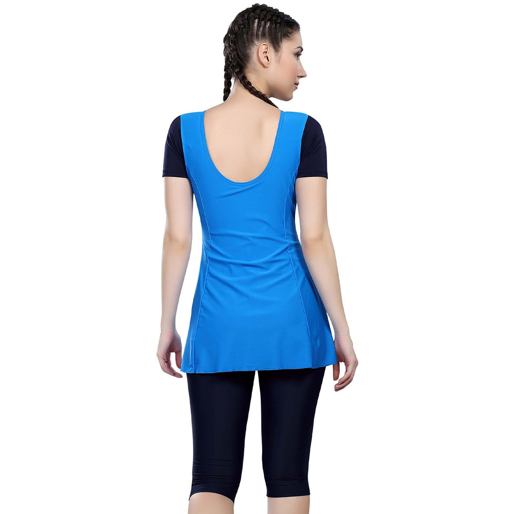 Airavat Brigid 5008 Women’s Swimming Frocksuit – Modest Full-Cover Swimwear with Skirt Design for Pool, Beach, Water Sports & Training Use