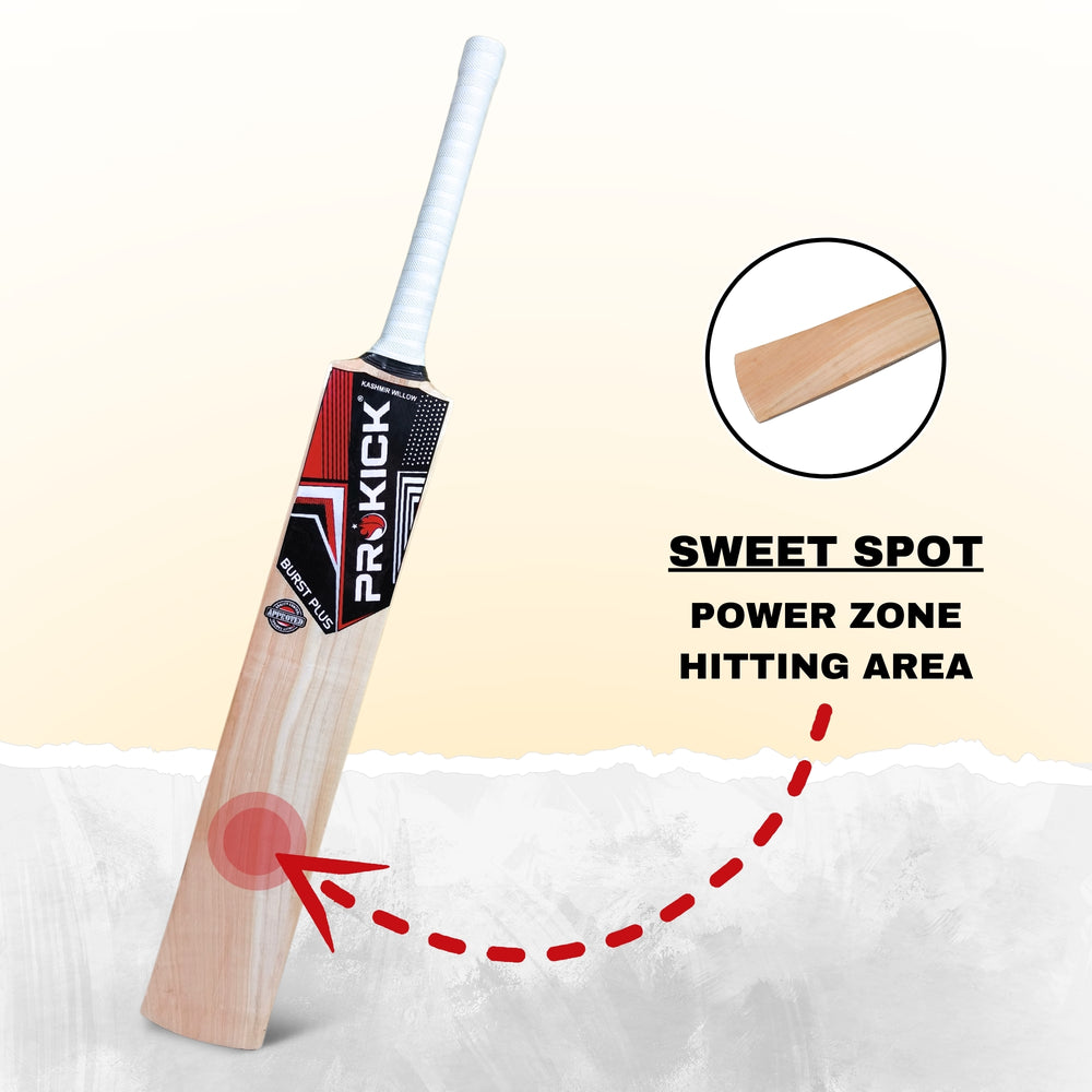 Prokick Burst Plus Kashmir Willow Scoop Cricket Tennis Ball Bat - Best Price online Prokicksports.com