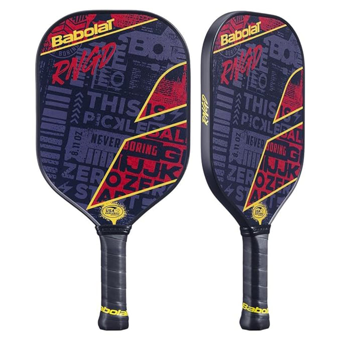 Babolat RNGD Pickleball Paddle, Black/Red - 230g | Lightweight, High Power & Control | Perfect for All Skill Levels - Best Price online Prokicksports.com