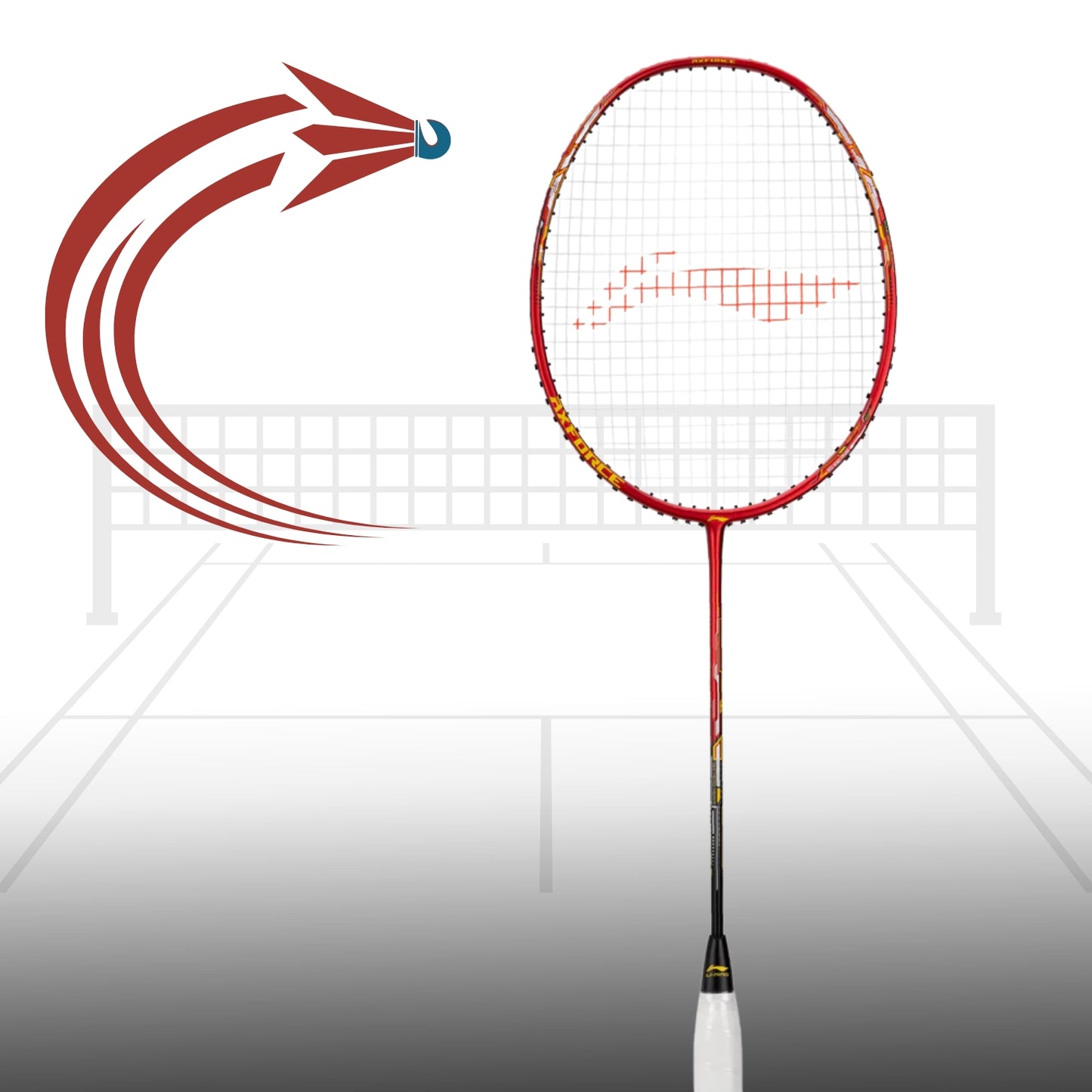 Li-Ning AXFORCE 20R G5 (4U5) Unstrung Badminton Racquet, Red/Black - Best Price online Prokicksports.com
