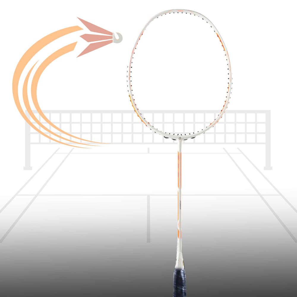 Apacs Dual Power Speed Badminton Racquet – Unstrung, Lightweight Graphite Frame, High Tension Support, Power & Speed Balance, With Cover Included