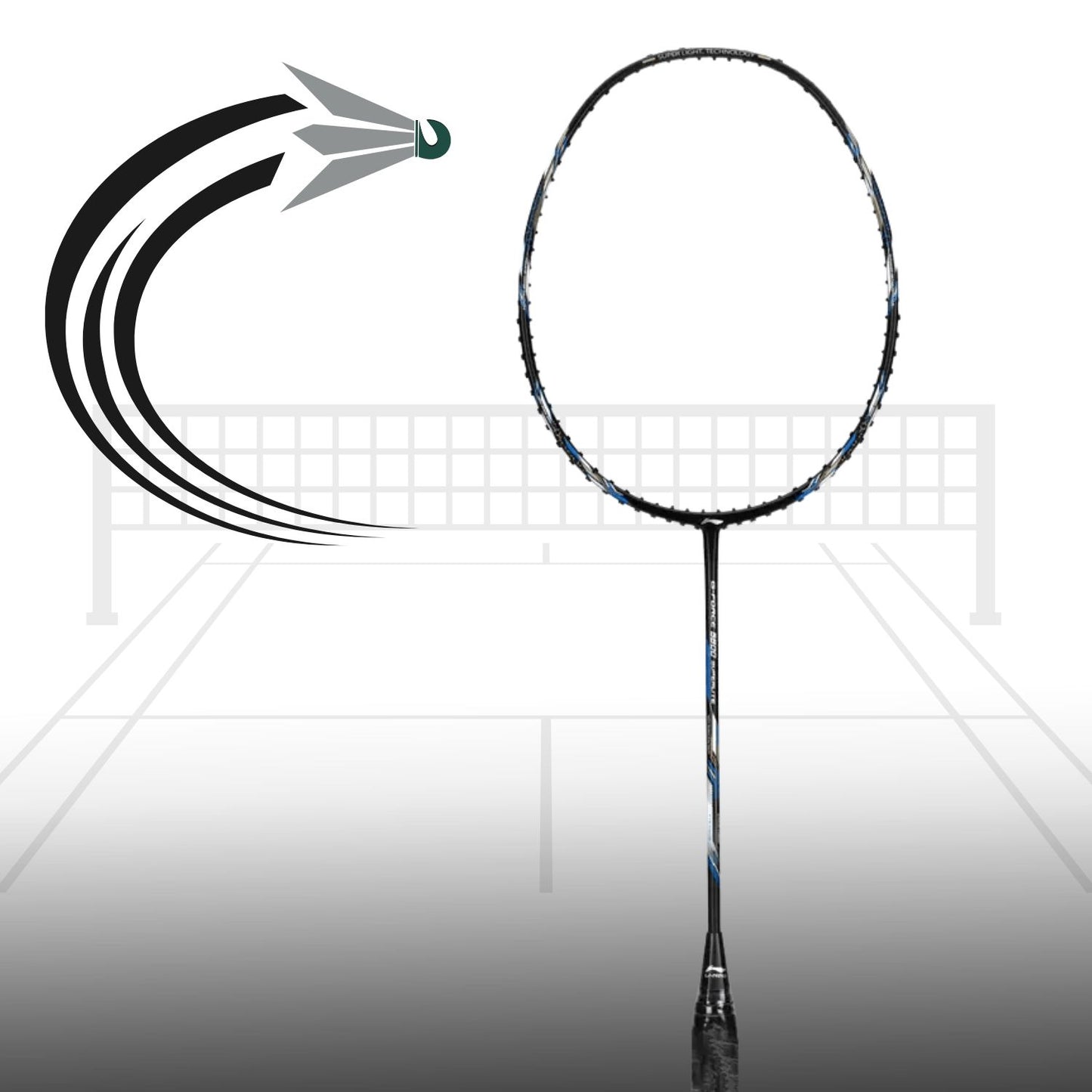 Li-Ning G-Force 5800 Superlite Badminton Racket | Ultra-Light 5U6 | Unstrung Racquet for Precision & Power - Best Price online Prokicksports.com