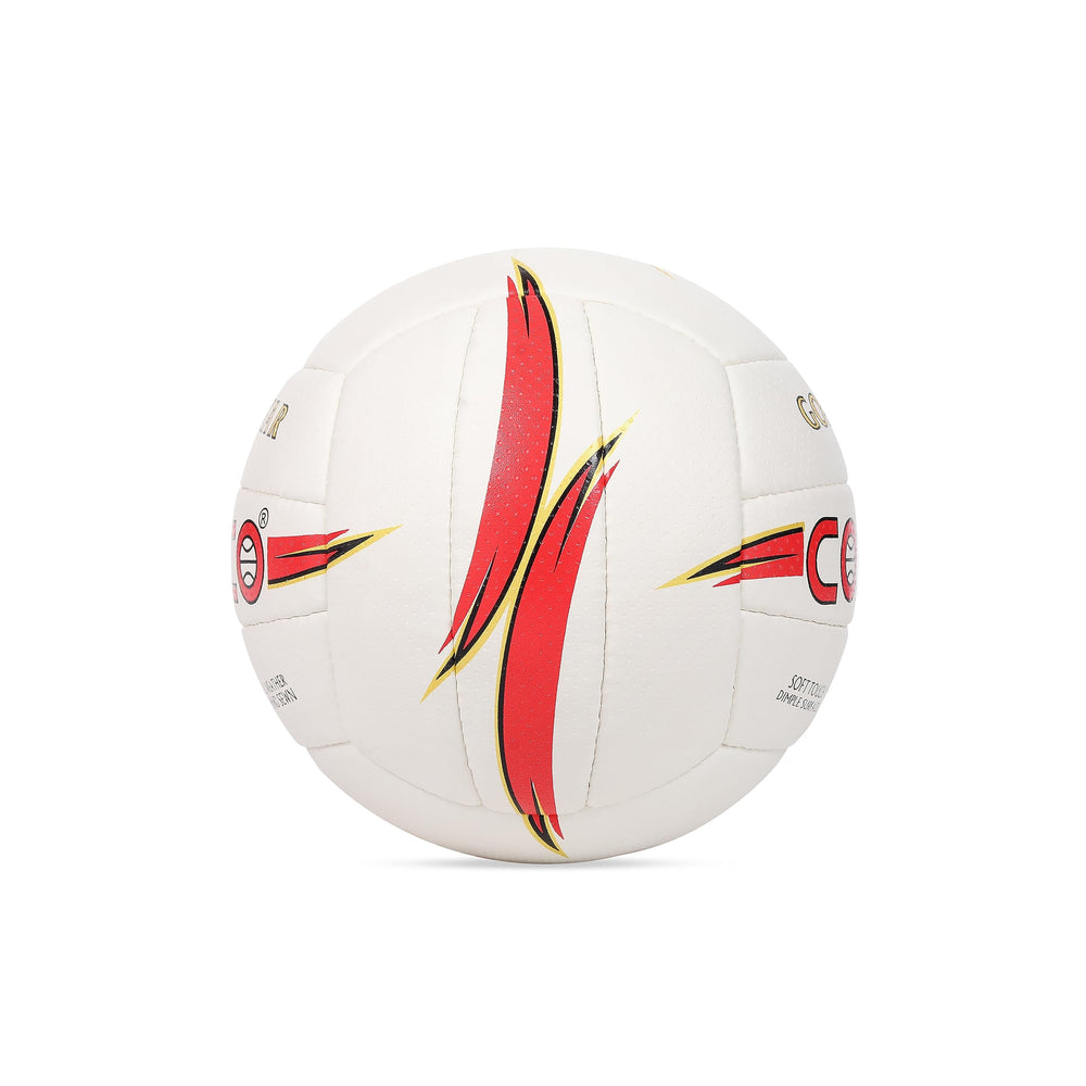 Cosco Hand-Sewn Soft Touch Football (32 Panel, Multicolor) – Lightweight Polyester & PU Leather Training Ball