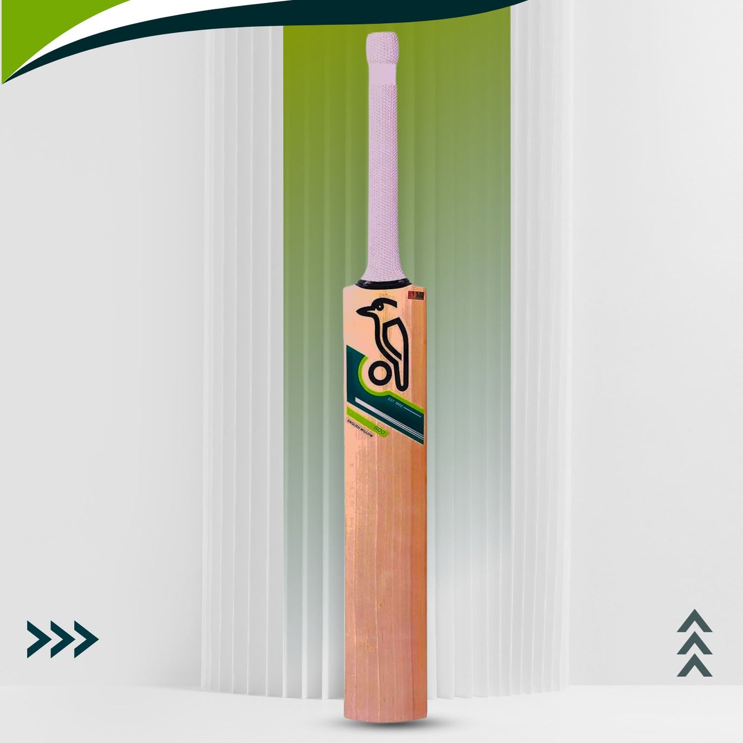 Kookaburra Kahuna 600 English Willow Cricket Bat – Size 4 | Grade 3 Willow | Lightweight Bat for Junior Cricketers - Best Price online Prokicksports.com