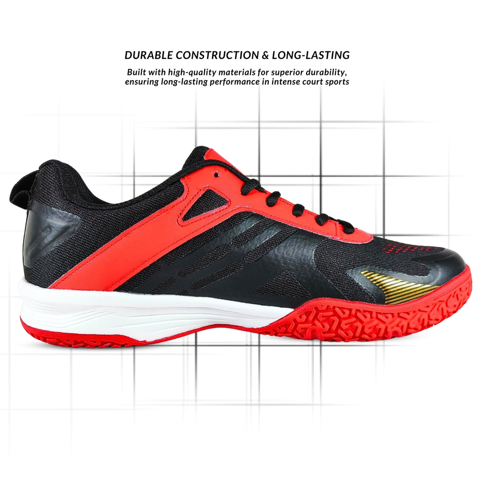 Prokick Rapid Drive Non-Marking Badminton/Court Shoes Lightweight & Comfort Badminton Shoes Best for Squash, Table Tennis, Volleyball, Basketball, Pickleball & Indoor Sports - Best Price online Prokicksports.com