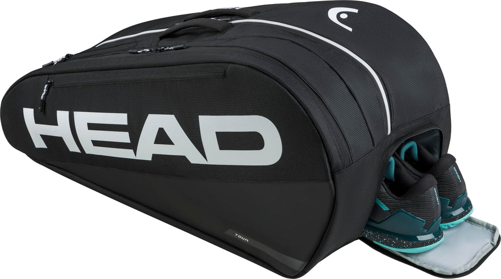 HEAD Tour Racquet Bag 9R | 65L Tennis Bag with CCT+ Climate Control, 3 Main Compartments & Shoe Pocket