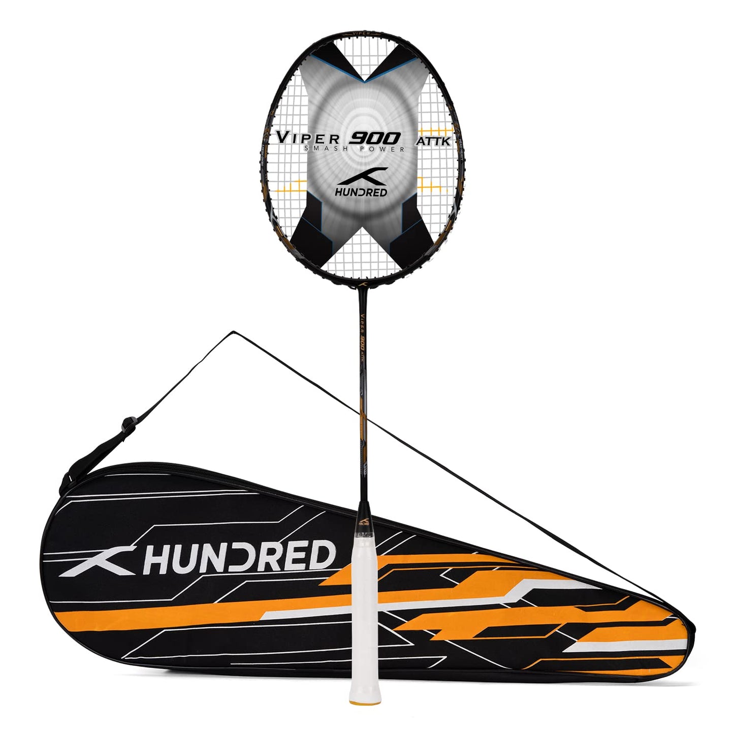 Hundred Viper 900 Carbon Fibre Strung Badminton Racquet - Best Price online Prokicksports.com