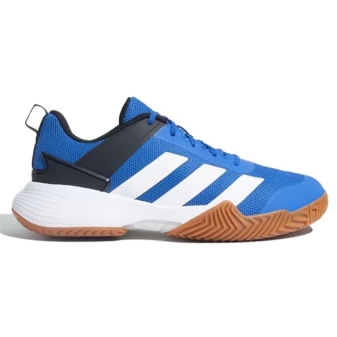 Adidas Ind Top V2 Men's Indoor Badminton Shoes | Lightweight Non-Marking Sole | Cushioned Grip for Court Sports | EVA & Rubber Sole | Ideal for Badminton, Squash, & Indoor Training - Best Price online Prokicksports.com