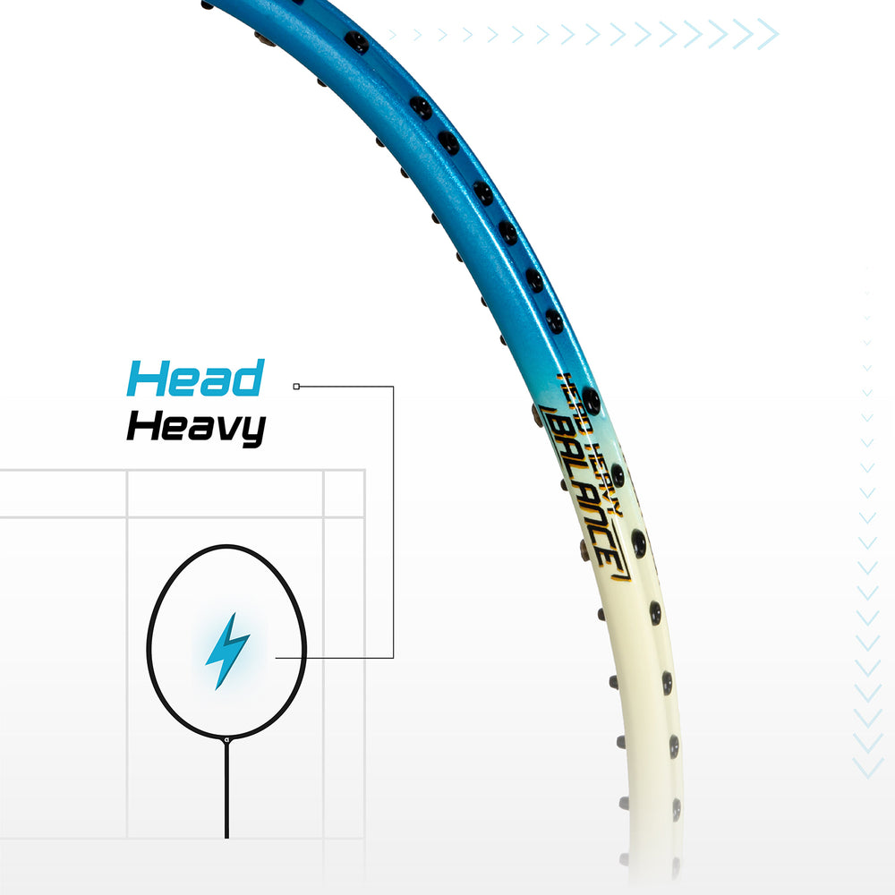 Apacs Z Power 900 RP Plus Lite Badminton Racquet 6U – Lightweight Strung Racquet for Speed, Control & Precision With Cover - Best Price online Prokicksports.com