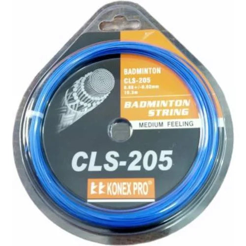 Konex CLS205 Badminton String | High Durability & Tension Retention Nylon String | Assorted