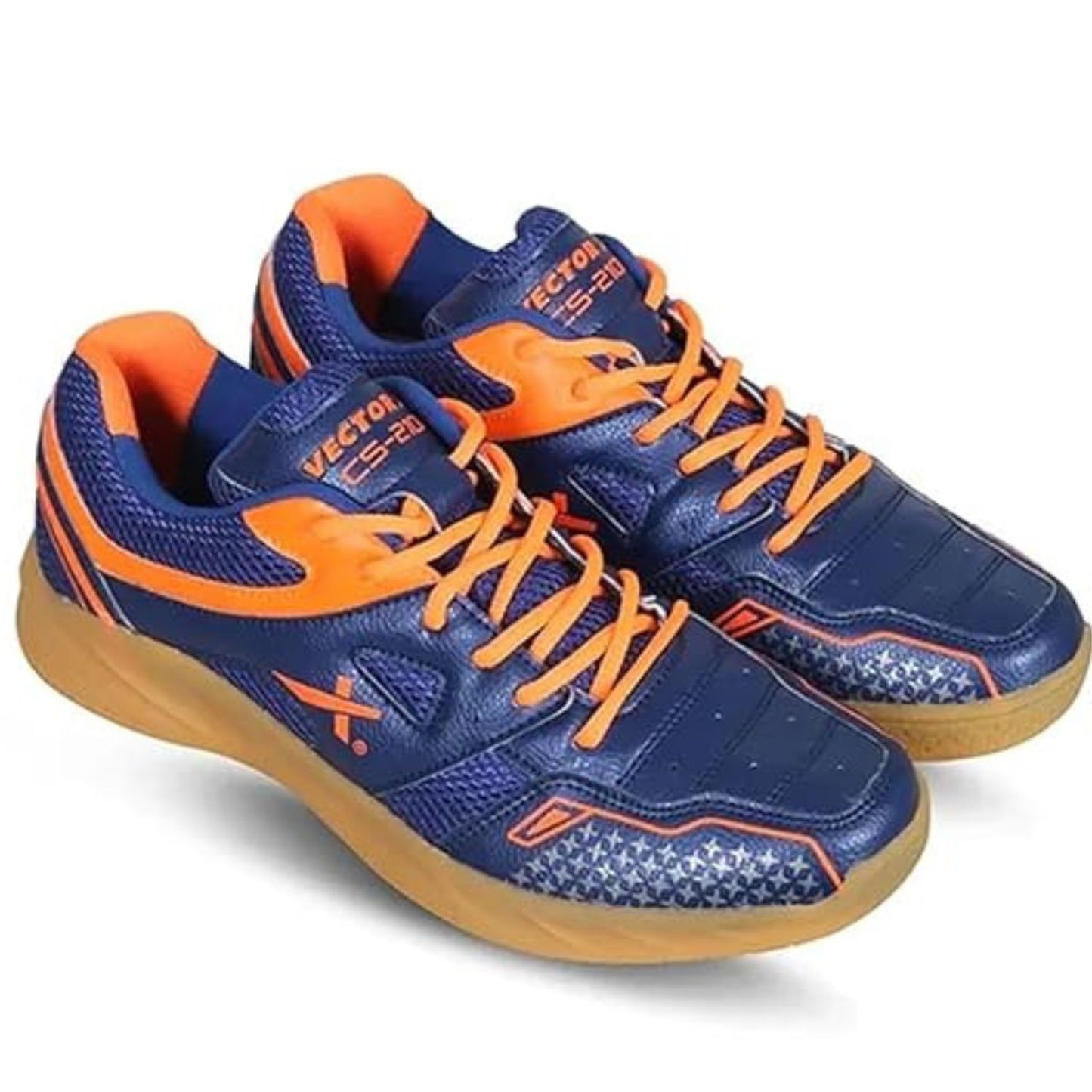 Vector X CS 2100 Kids/Entry-Level Badminton Shoe – Lightweight Synthetic Mesh Sneaker with EVA‑Phylon Midsole & Non‑Marking Rubber Outsole - Best Price online Prokicksports.com