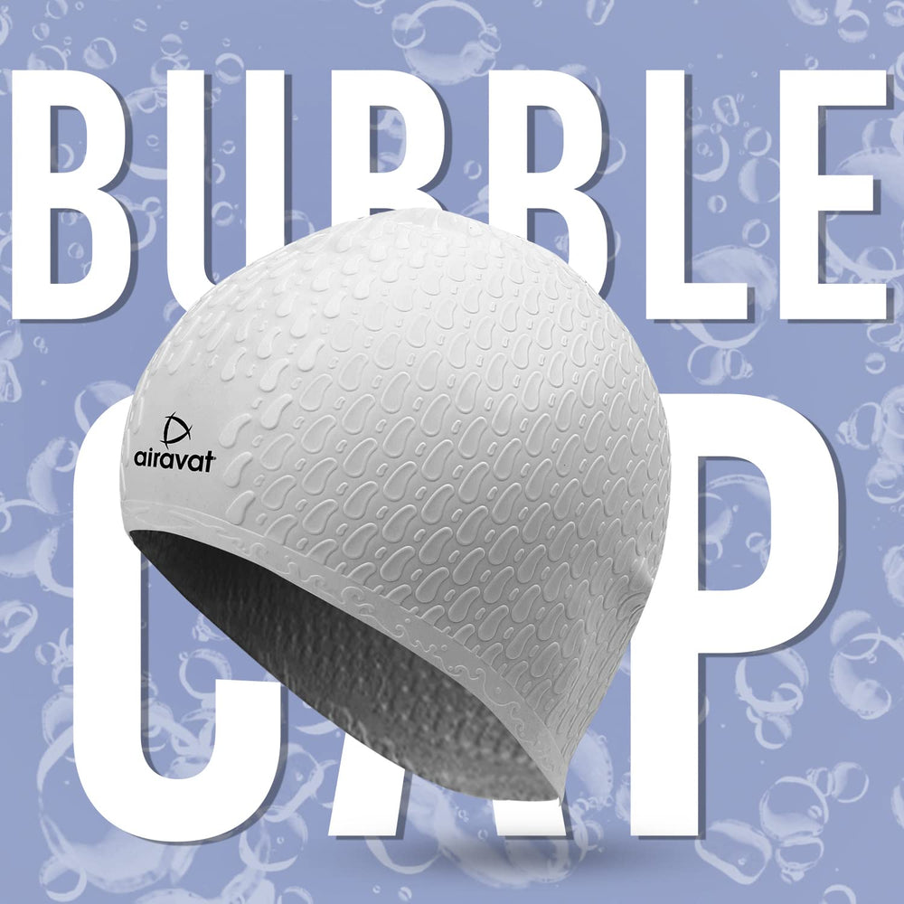 Airavat Bubble Swimming Cap - Adult (Universal size)