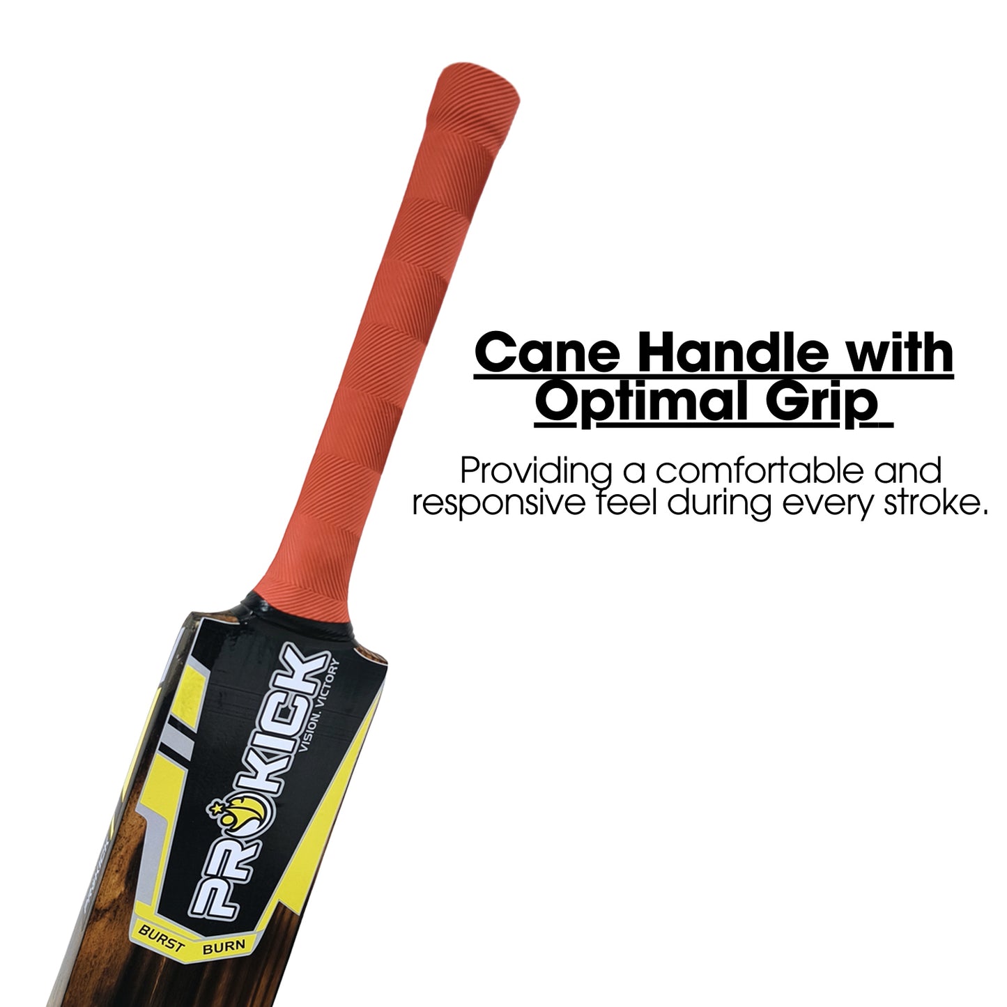 Prokick Burst Burn Kashmir Willow Scoop Cricket Tennis Ball Bat - Best Price online Prokicksports.com