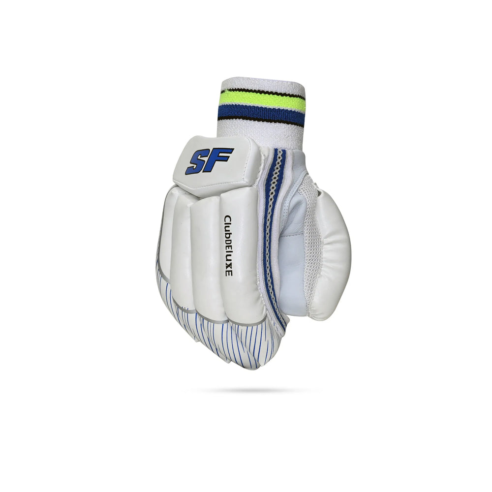SF Club Deluxe LP Right Hand Batting Gloves| Premium Comfort & Protection for Club-Level Cricketers - Best Price online Prokicksports.com