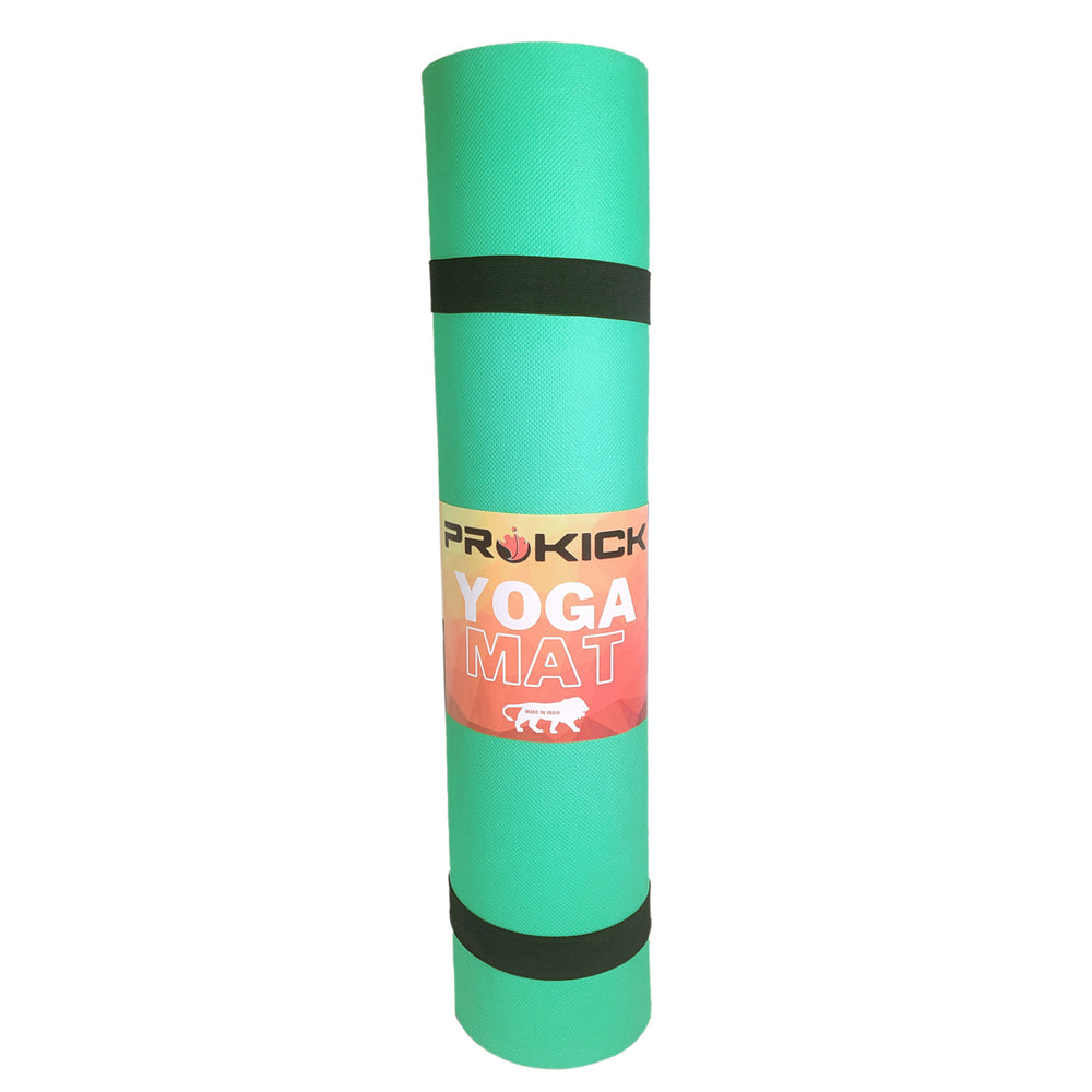 Prokick Anti Skid EVA Yoga mat with Strap, 4MM - Best Price online Prokicksports.com