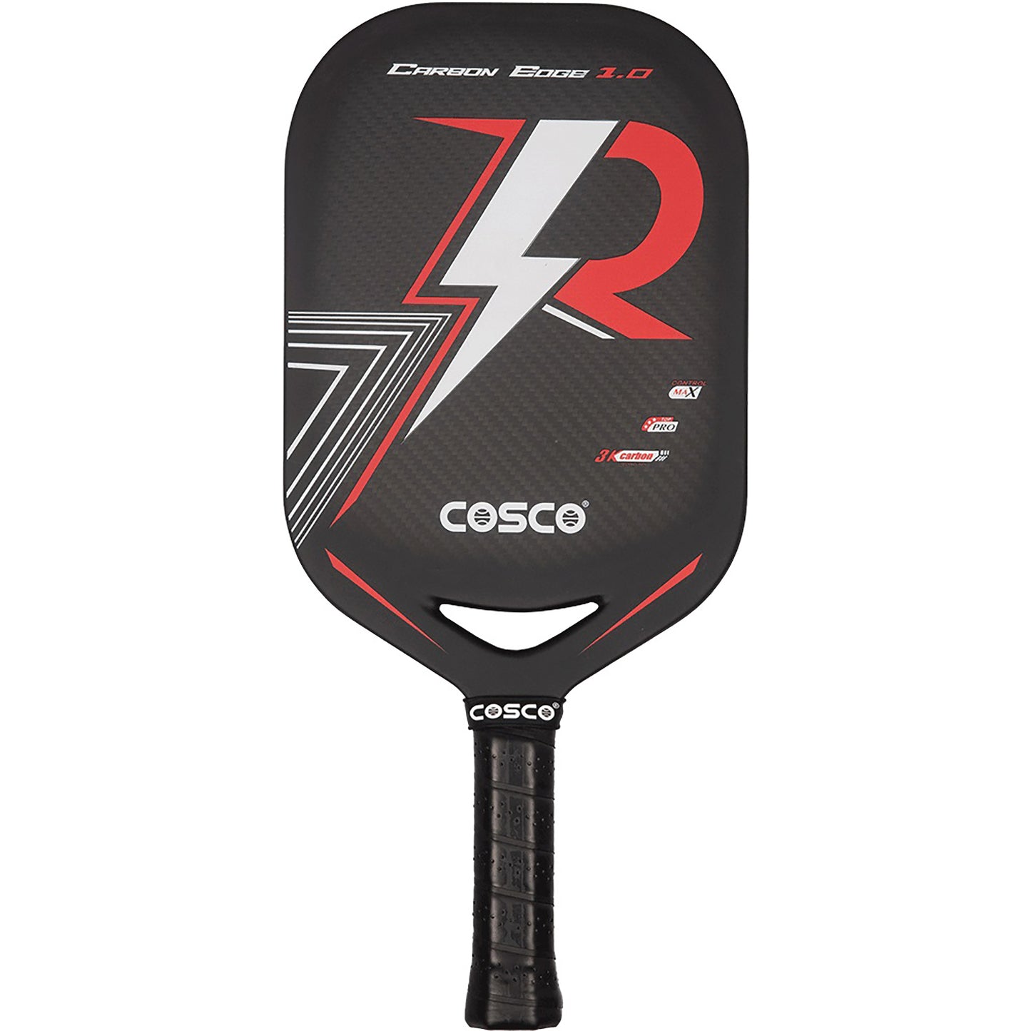 Cosco Carbon Edge 1.0 Pickle Ball Racquet – Lightweight Graphite Paddle with Comfortable Grip & Control for Power and Precision Play - Best Price online Prokicksports.com