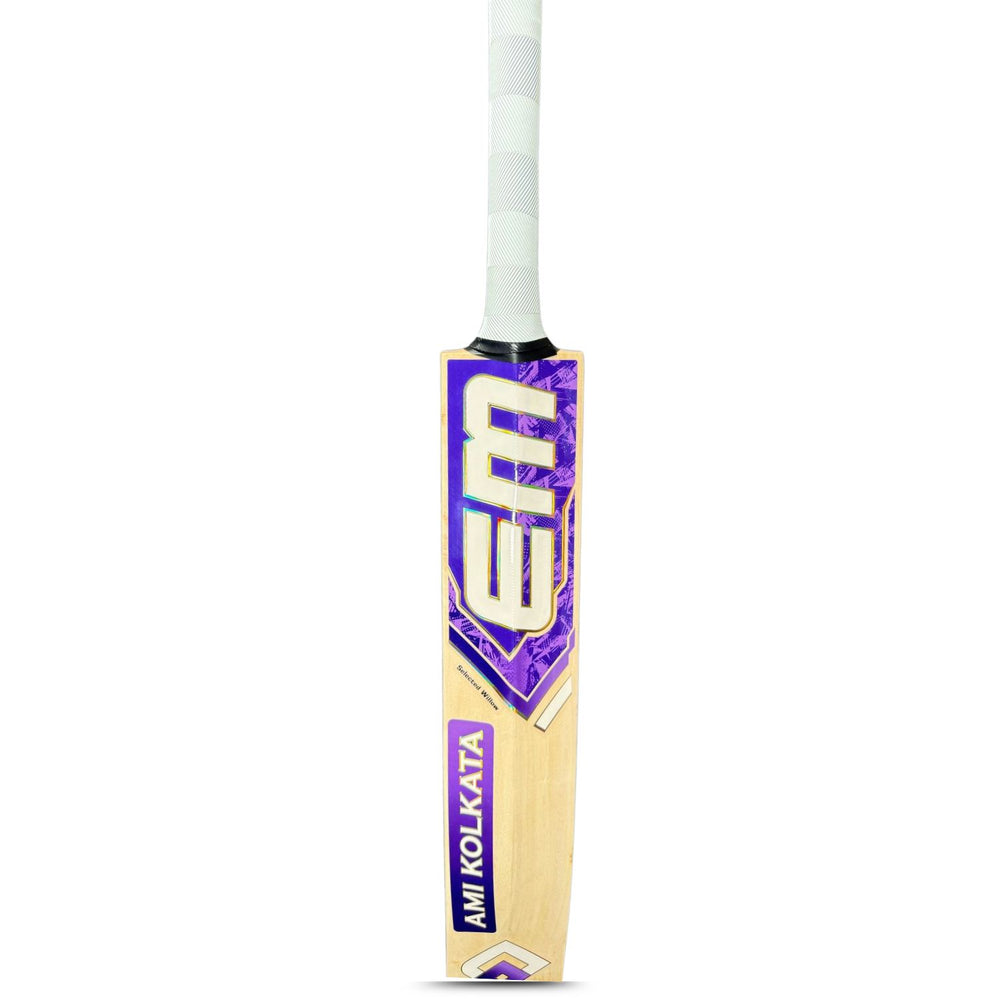 EM Ami Kolkata Kashmir Willow Cricket Bat – Short Handle | Traditional Craftsmanship with Modern Power - Best Price online Prokicksports.com