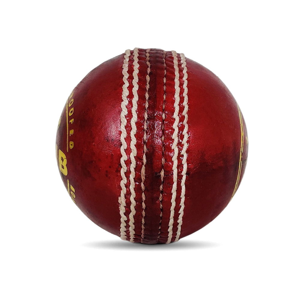 Prokick Club Four Piece Leather Cricket Ball, 12 Pc (Red) - Best Price online Prokicksports.com