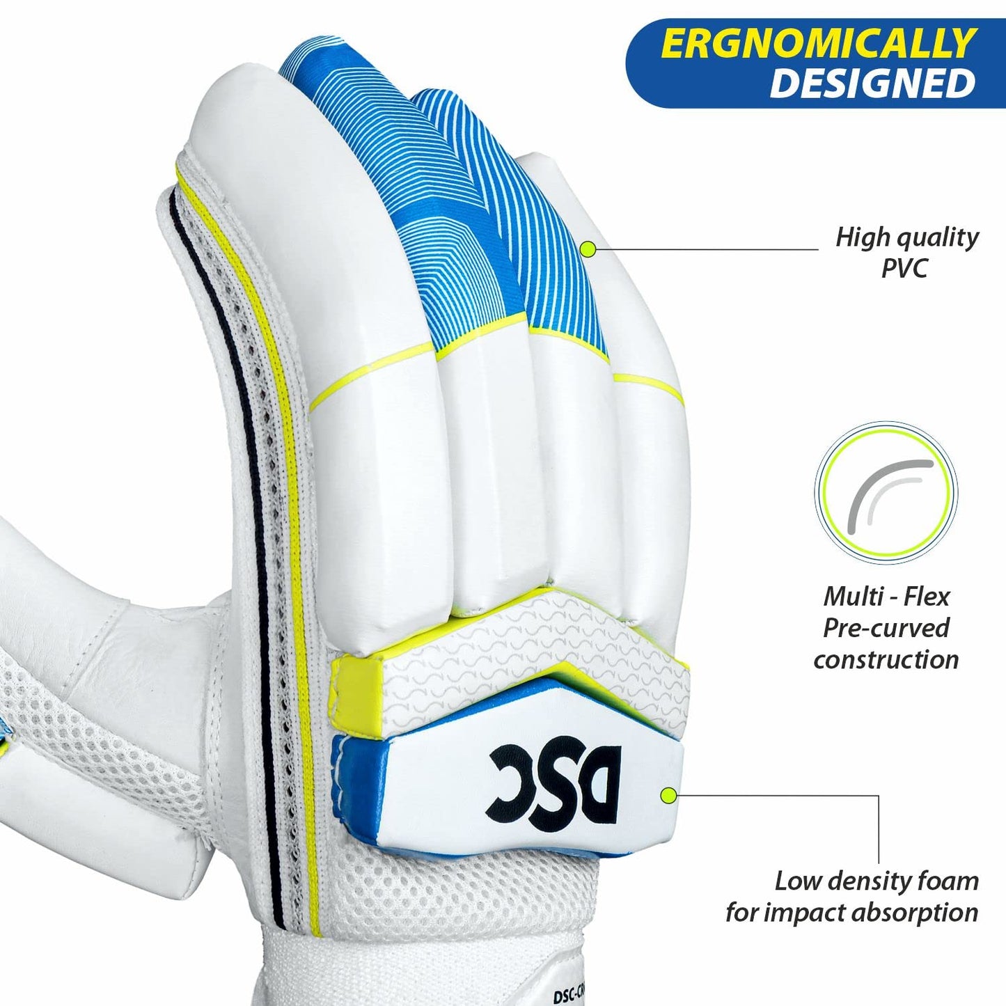 DSC Condor Motion Cricket Batting Gloves - Left Hand - Best Price online Prokicksports.com
