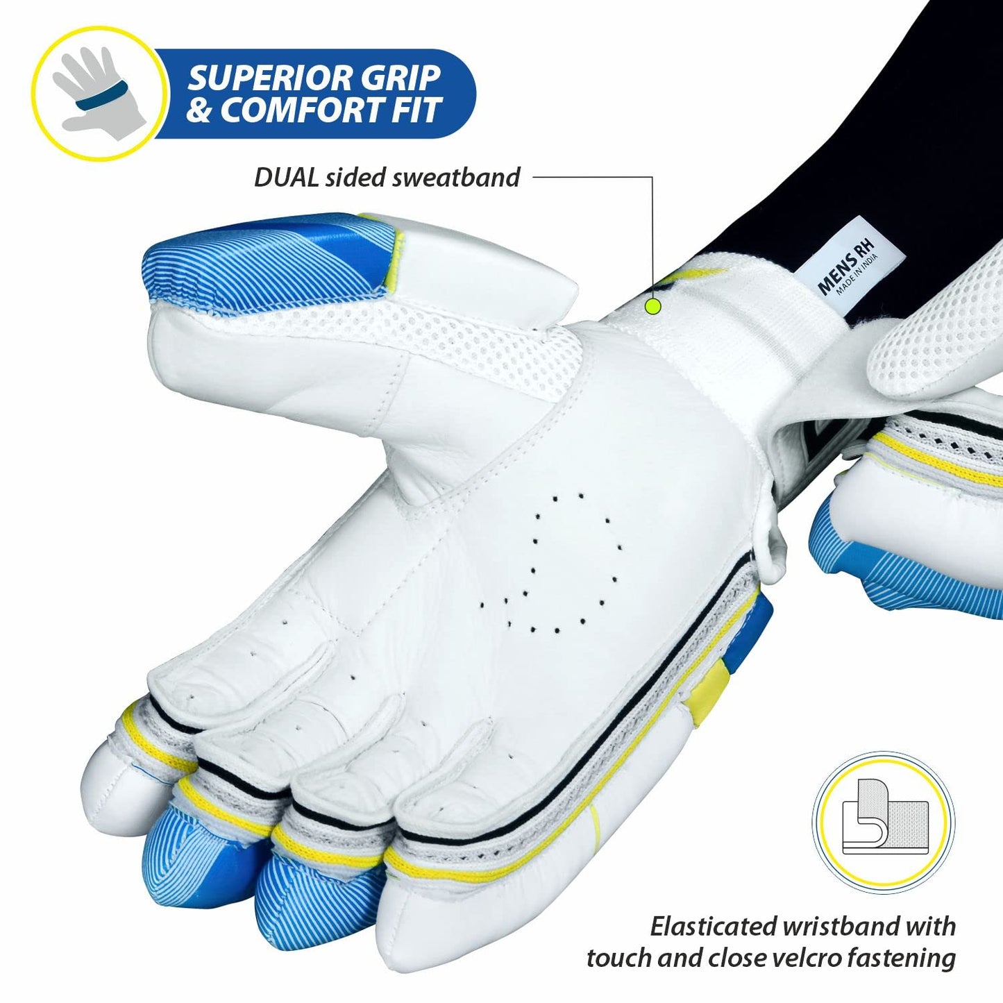 DSC Condor Motion Cricket Batting Gloves - Left Hand - Best Price online Prokicksports.com