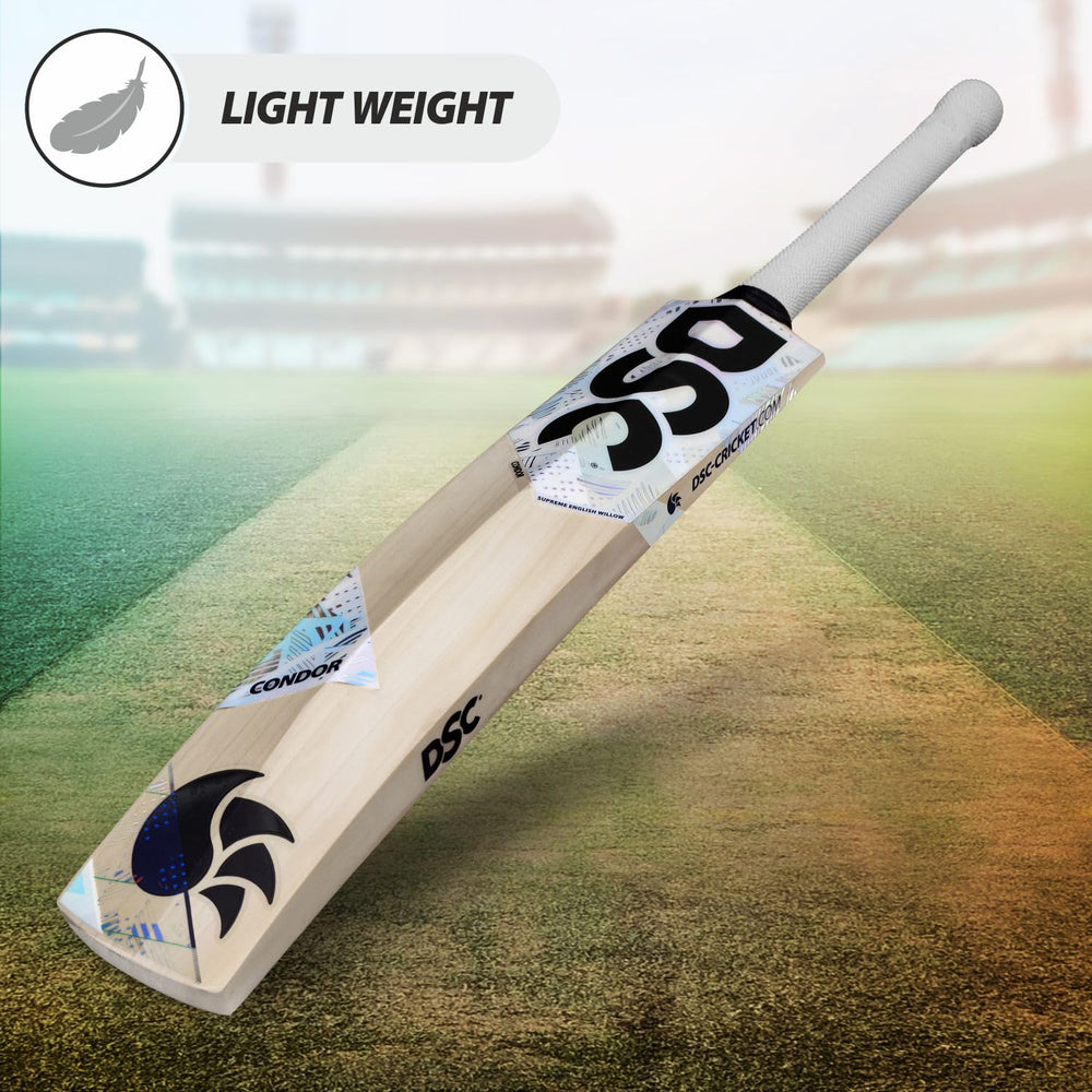 DSC Condor Motion English Willow Cricket Bat – Lightweight Grade Willow Bat for Powerful Stroke Play, Balance, and Performance in All Formats - Best Price online Prokicksports.com