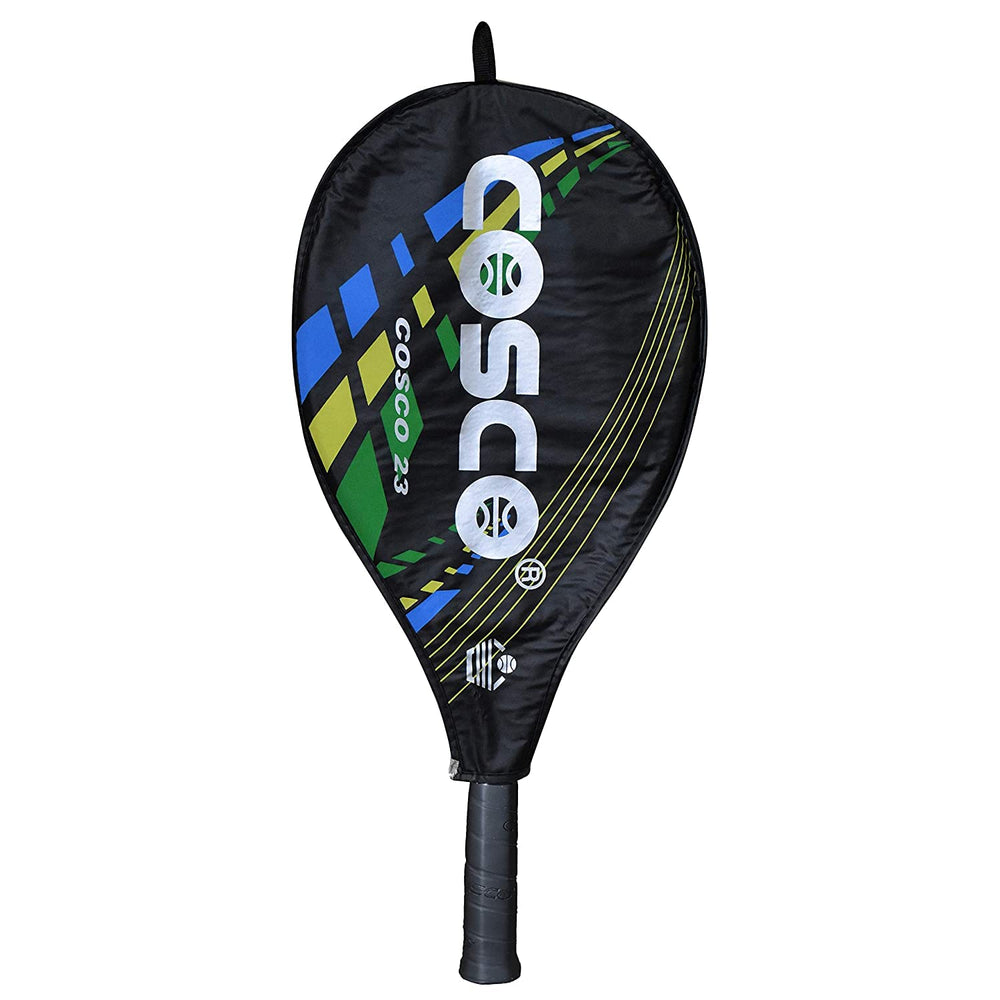Cosco Drive 21 Junior Aluminium Tennis Racquet – Lightweight 21-Inch Racket for Kids | Fused Aluminium Frame | Full Woven Cover Included - Best Price online Prokicksports.com