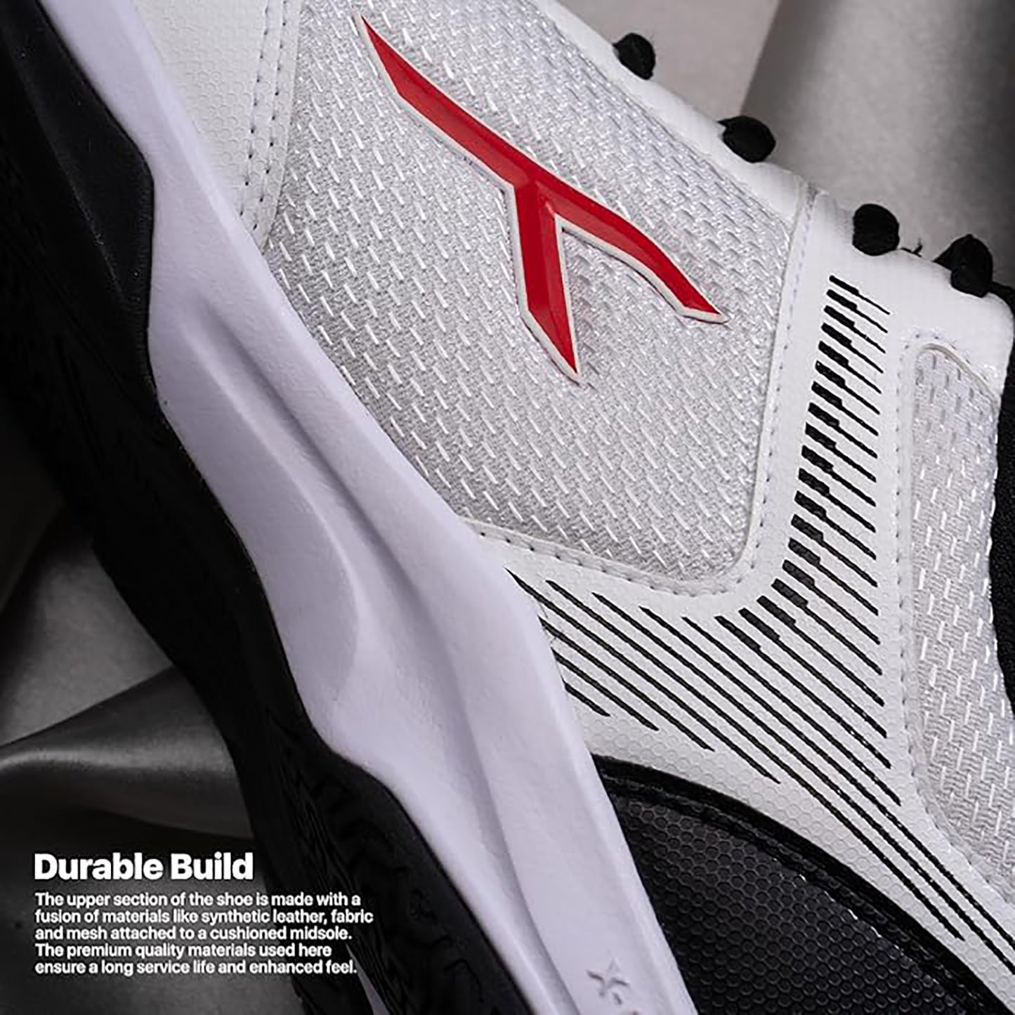 Hundred Court Star Badminton Shoes | Non-Marking Gum Rubber Sole | Lightweight Breathable Mesh | For Men & Women | Ideal for Squash, Table Tennis & Indoor Sports