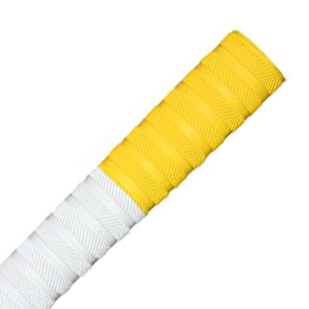 DSC Ring Chevron Cricket Bat Grip (Multicolour / Yellow) – High-Tack Rubber Bat Grip with Ring Chevron Pattern & Shock Absorption