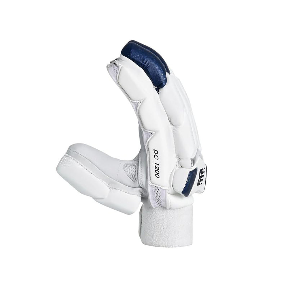 New Balance DC 12i RH Batting Gloves – White/Black Cricket Gloves with Secure Grip, Lightweight Protection & Breathable Comfort - Best Price online Prokicksports.com