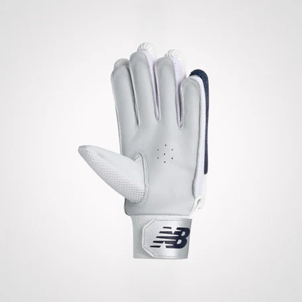 New Balance DC 4i RH Batting Gloves, White/Blue- Men's Right Hand - Best Price online Prokicksports.com
